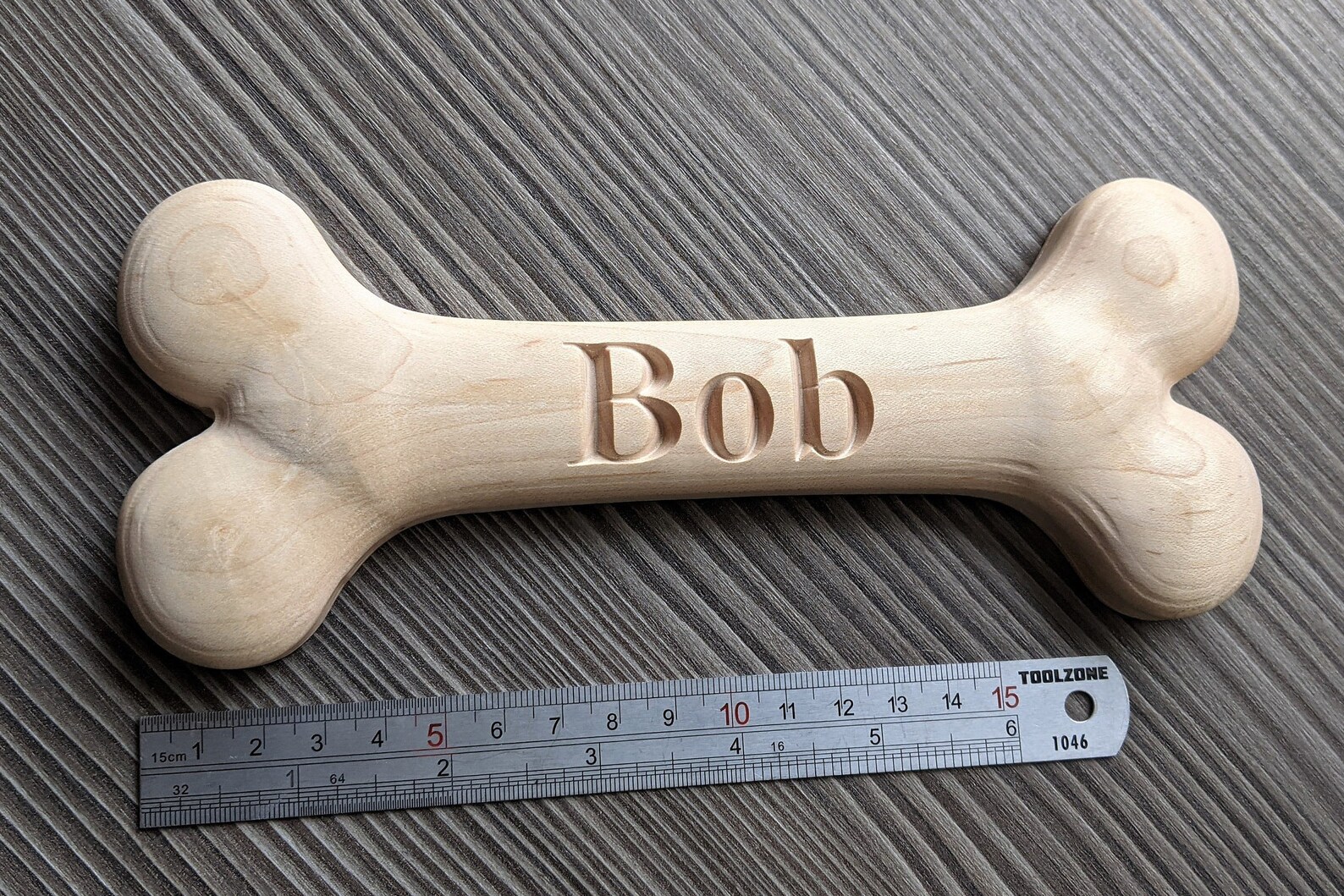 Customizable Wood Dog Bone Name sign 3d Carved dog bone bed Etsy