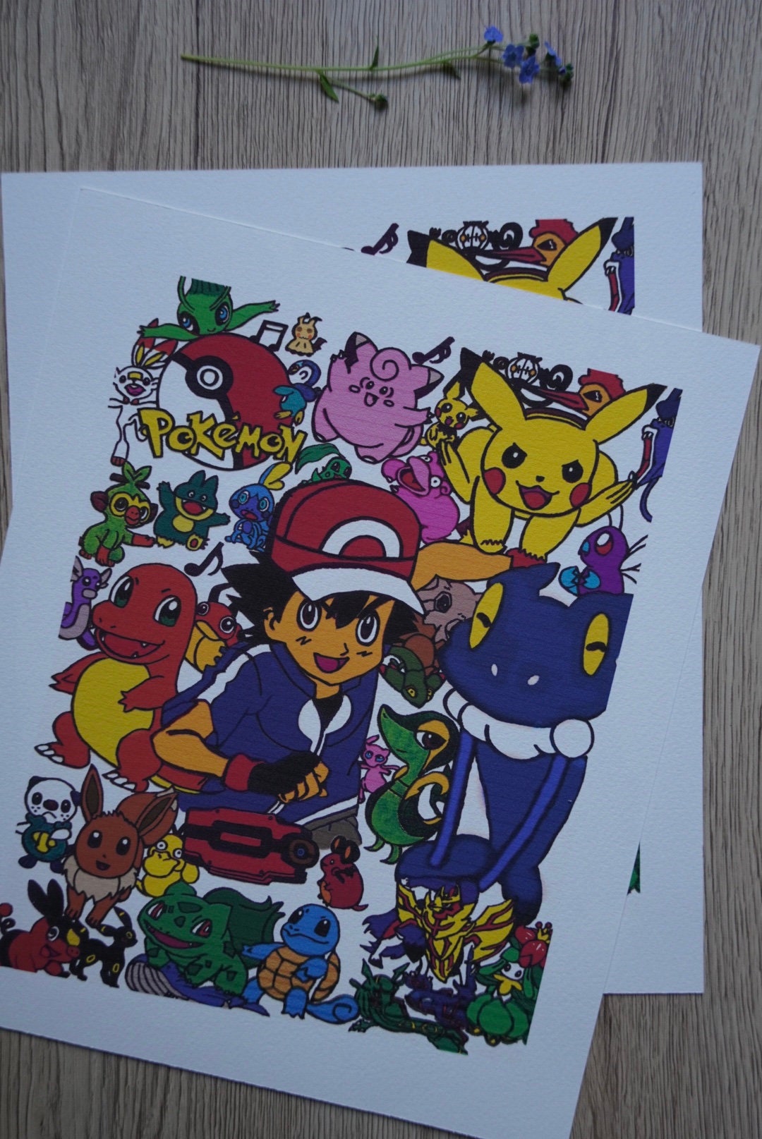 A Pokemon Print - Etsy