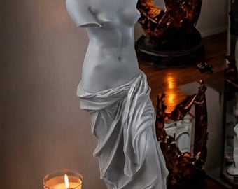 Venus soy candle-greek goddess scuptural candle