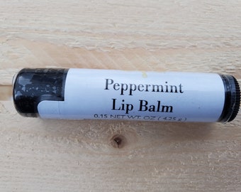 Beeswax Lip Balm - Peppermint, Vanilla, Coconut, Cinnamon