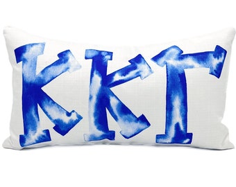 KKG  ||  Kappa Kappa Gamma  || KKG Pillow  ||  Sorority Pillow - 090