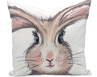 Easter Pillow  ||  All Ears Bunny Pillow  ||  Easter Decor - 175