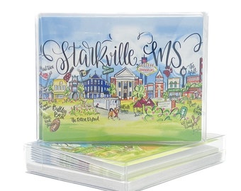 Starkville, MS Folded Notes || Mississippi State Note Cards - 412