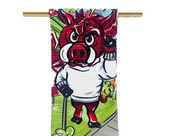 Hog Tea Towel - 143