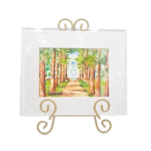 Rowan Oak Watercolor Art Print || Home Of William Faulkner || Oxford Mississippi Art - 128