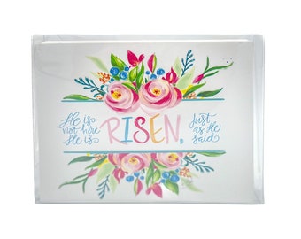 He is Risen Box Of 10 Folded Notes