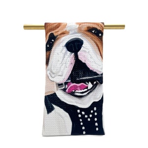 Cowbell Bully Kitchen Towel || MSU Tea Towel || Mississippi State Decor - 772