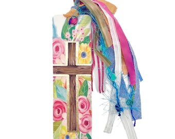 Marcapáginas de la Biblia // Marcapáginas con Cruz Floral // Marcapáginas de las Escrituras // Marcapáginas con Cruz // Marcapáginas de Bellas Artes - 172