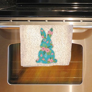 Easter Kitchen Towel  ||  Easter Story Kitchen Towel