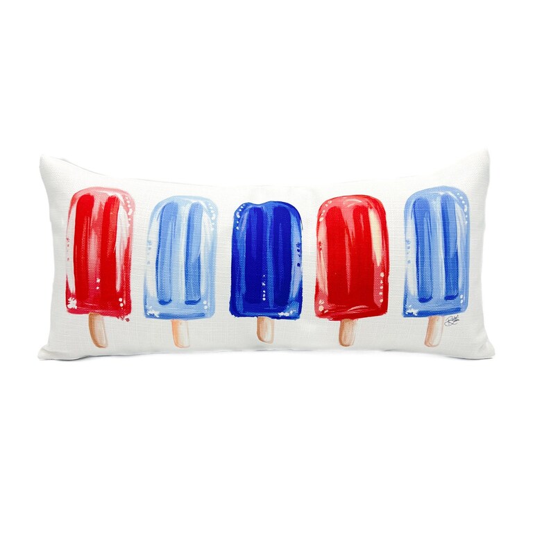 TheOlivePressTupelo Popsicles Pillow