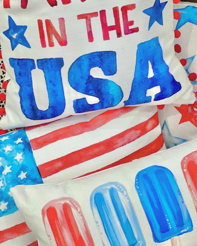 TheOlivePressTupelo Popsicles Pillow - Thumbnail 3