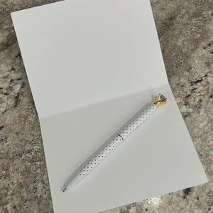 Gold Foil Kappa Kappa Gamma Kaleidoscope Folded Notes || KKG Note Cards || Sorority Stationery - 1205 Bild 4