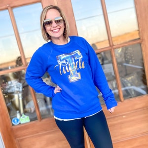 Gold Foil Tupelo Sweatshirt || Bella Canvas Sweatshirt || Tupelo Golden Wave