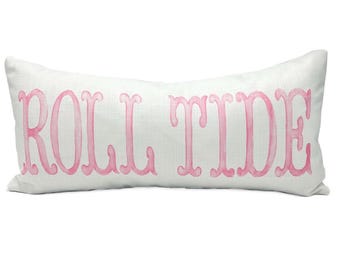 Individuelles Kissen || Rosa Aquarell Kissen || Personalisierbares Kissen - 1717