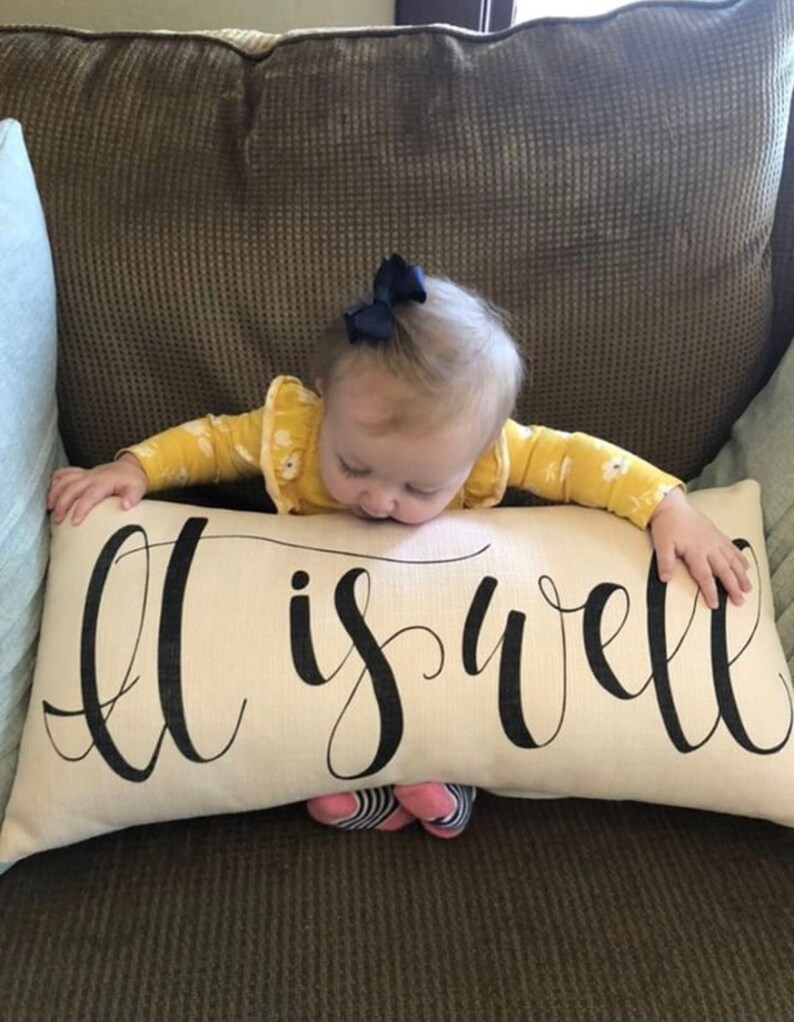 It is Well Pillow Southern Decor Etsy