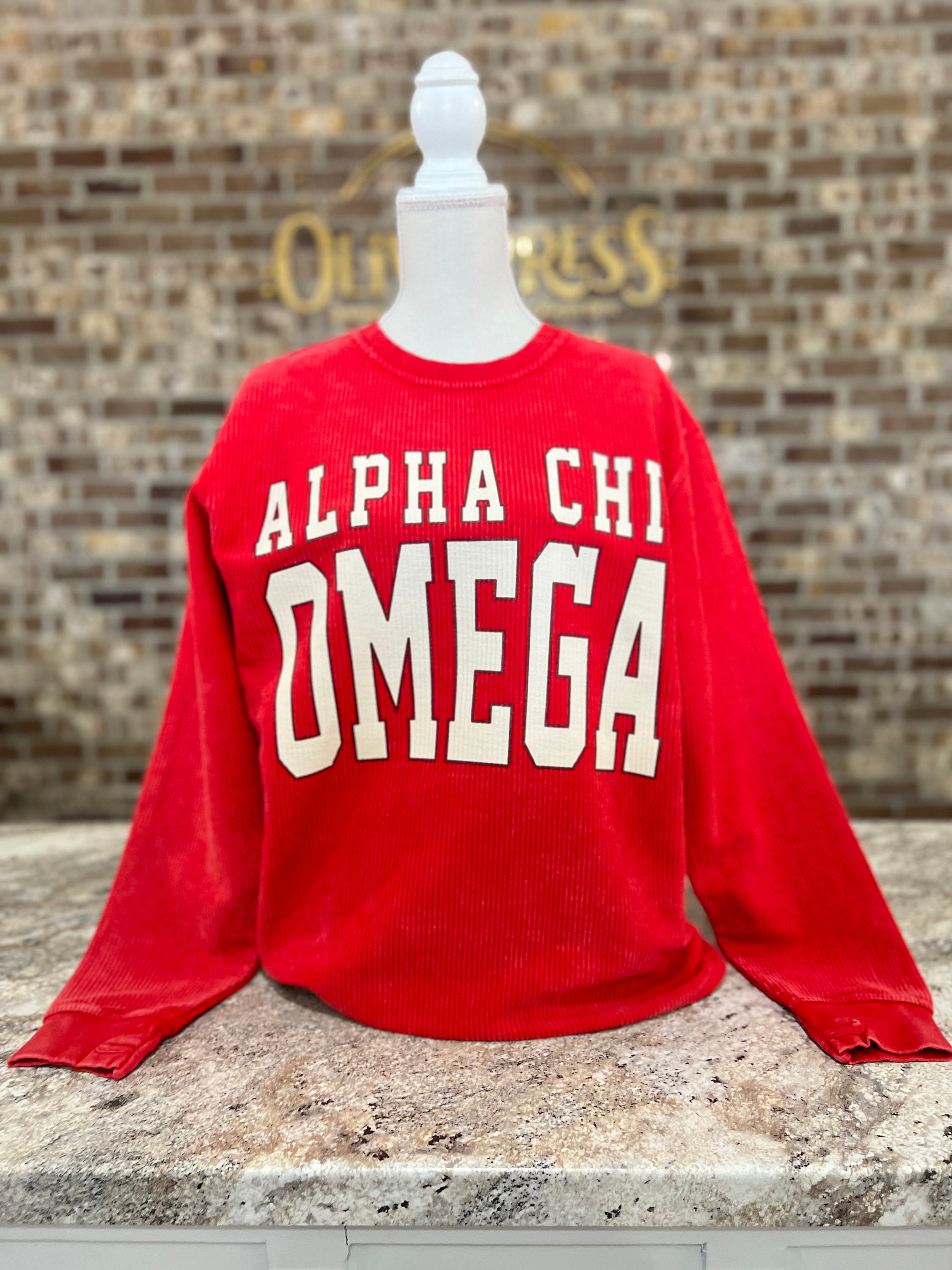 Alpha chi omega sweatshirt hotsell