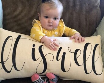 It Is Well Pillow  ||  Southern Decor