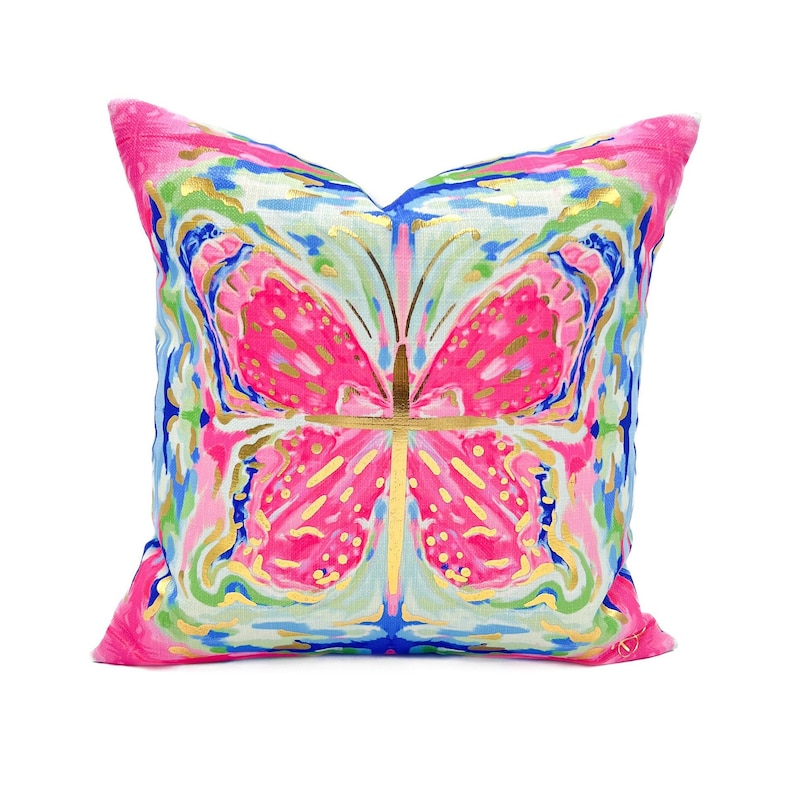 TheOlivePressTupelo Butterfly Pillow