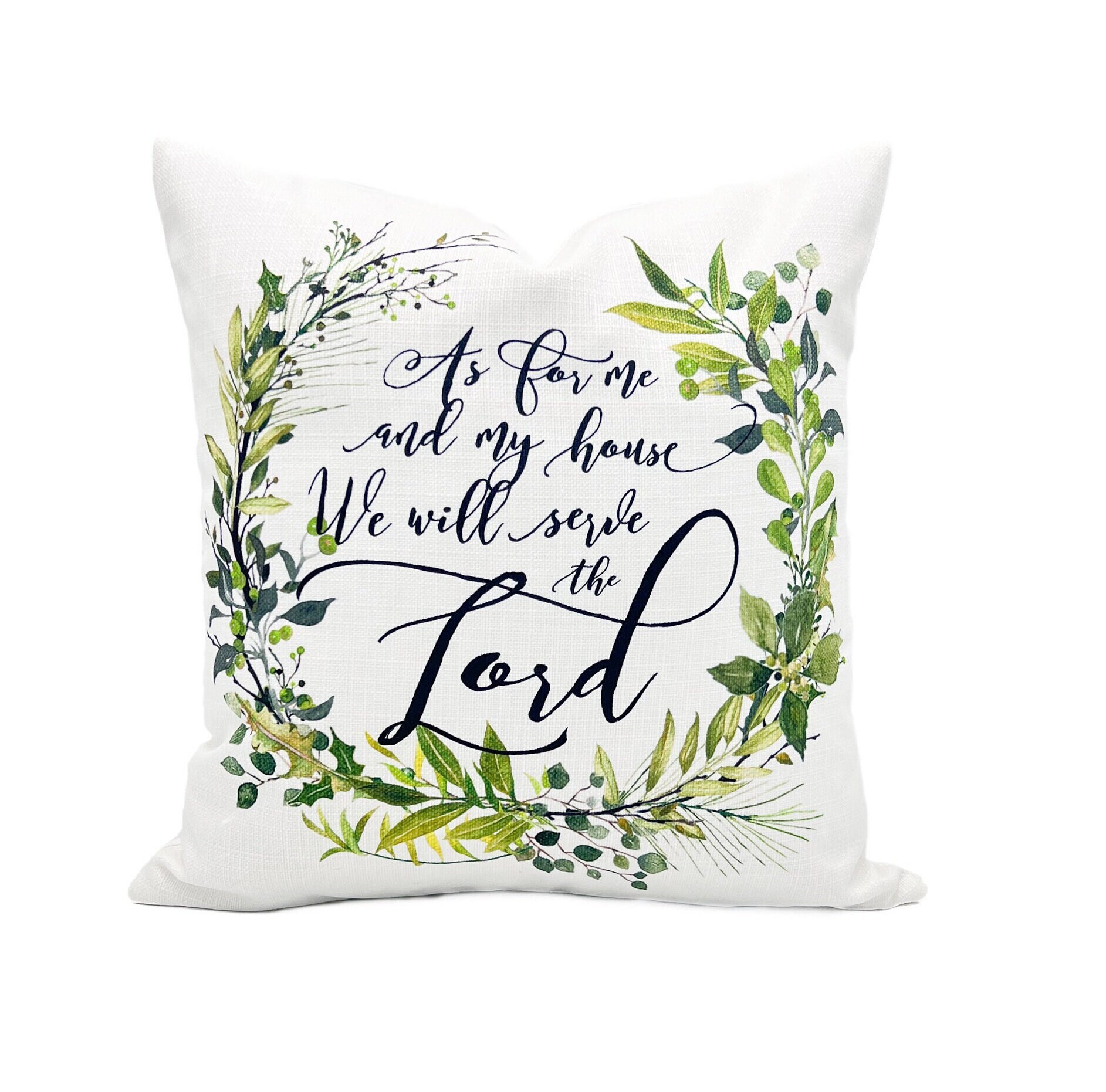 We Will Serve The Lord {Cushion Cover} We Will Serve The Lord {Cushion Cover}