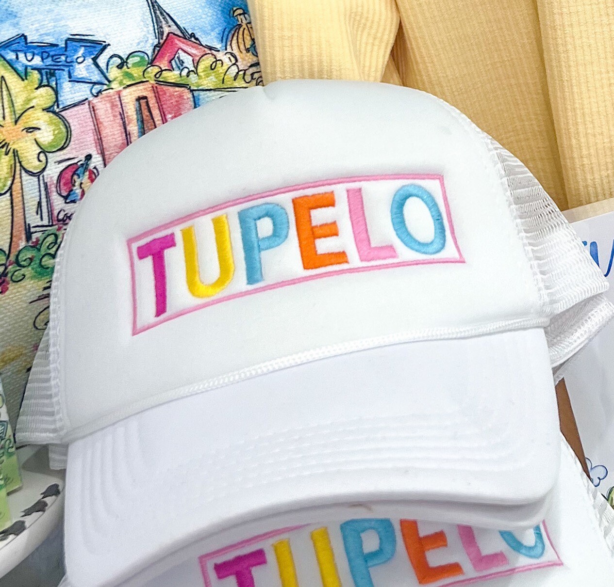 Tupelo Embroidered Trucker Hat || Tupelo Hat || Tupelo Mississippi