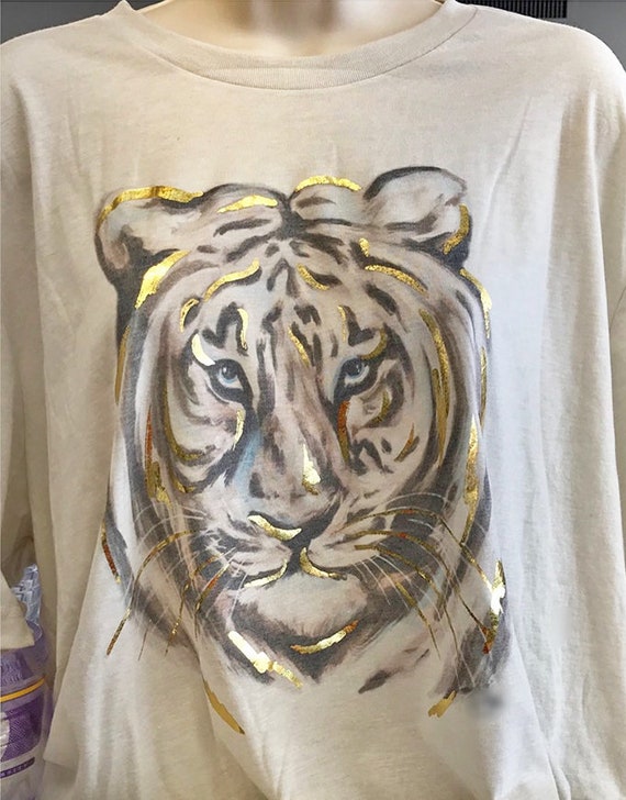 gold tiger shirt