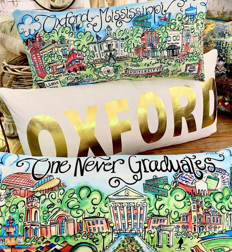 Oxford Pillow Gold Foil OXFORD Pillow Etsy