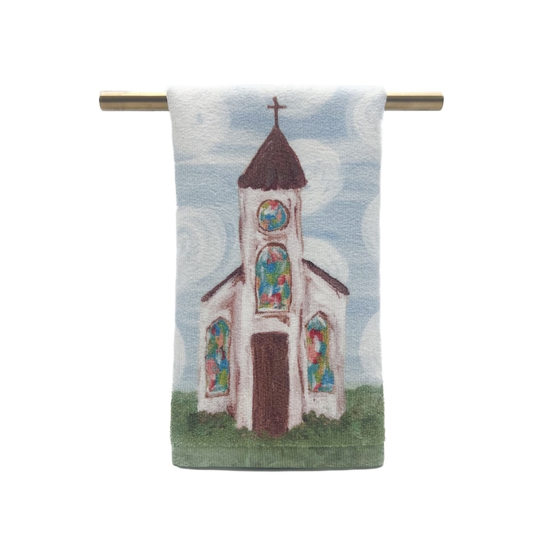Rachel Brooks Design Little Chapel Tea Towel