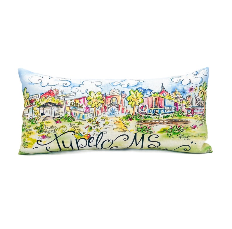 Tupelo Scene Pillow