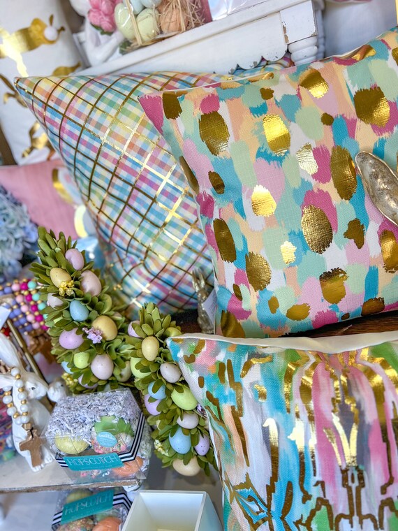 Pastel color throw pillows hot sale