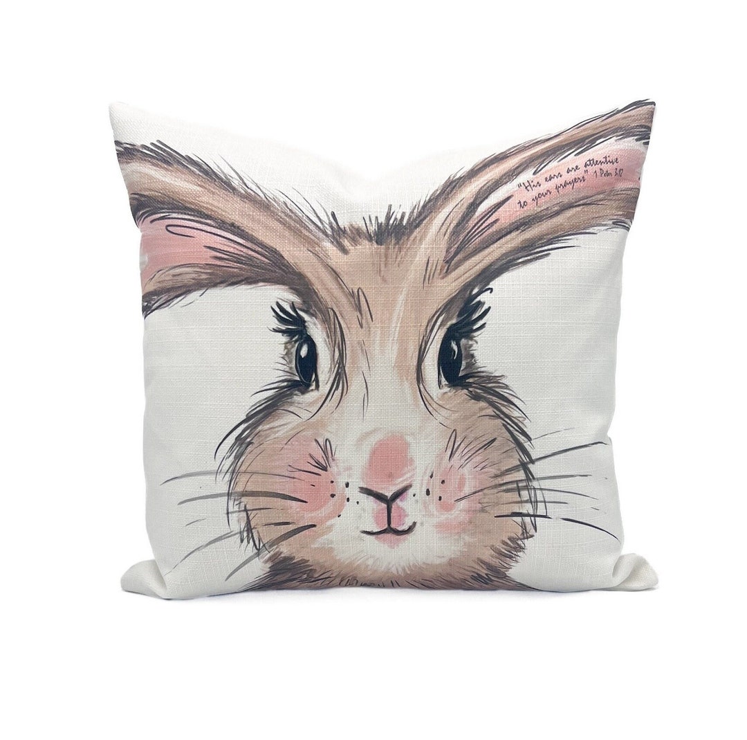 Easter Pillow || All Ears Bunny Pillow || Easter Decor - 175 - Etsy