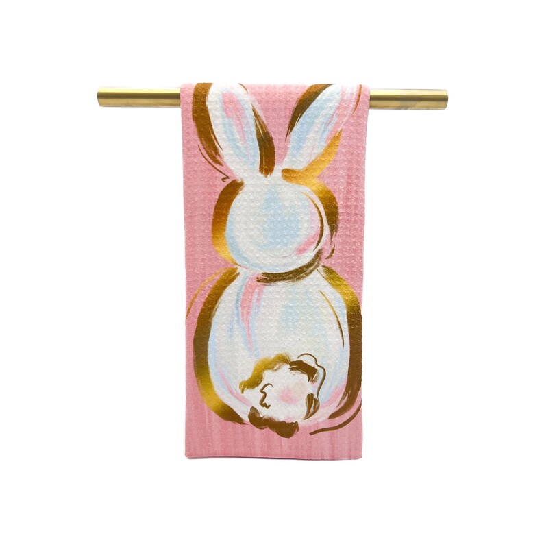 Rachael Brooks Design Bunny Tea Towel