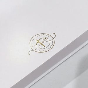 Gold Foil Kappa Kappa Gamma Kaleidoscope Folded Notes || KKG Note Cards || Sorority Stationery - 1205 Bild 3