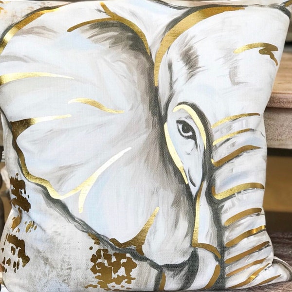 Elephant Pillow Etsy