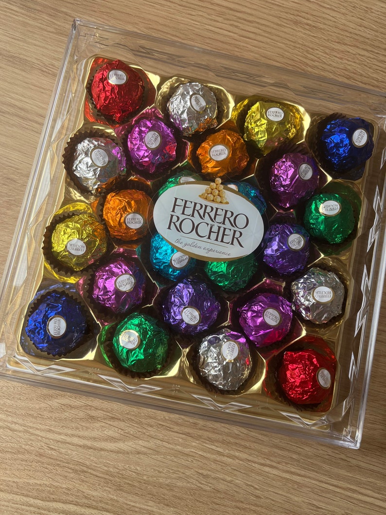 Coloured Ferrero Rocher Birthday Gift Anniversary Gift Unique Chocolate Gift image 1