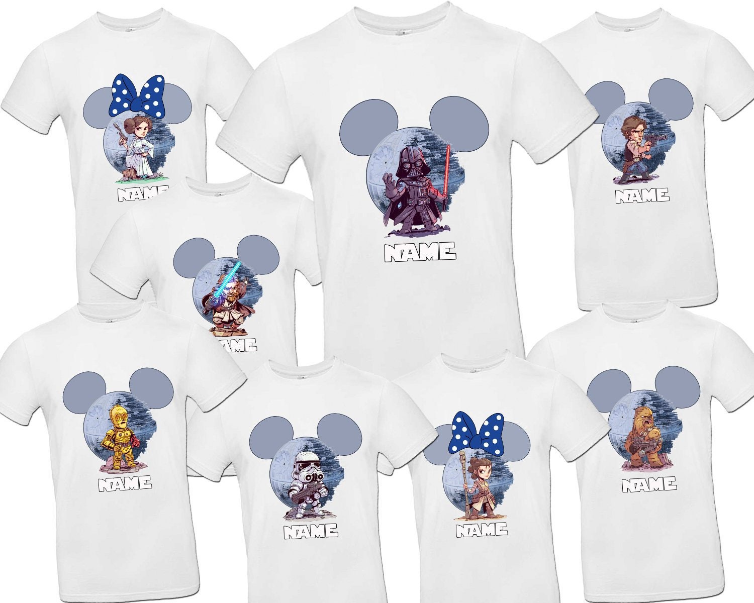 Star Wars Shirts Disney Star Wars T-Shirts Star Wars | Etsy