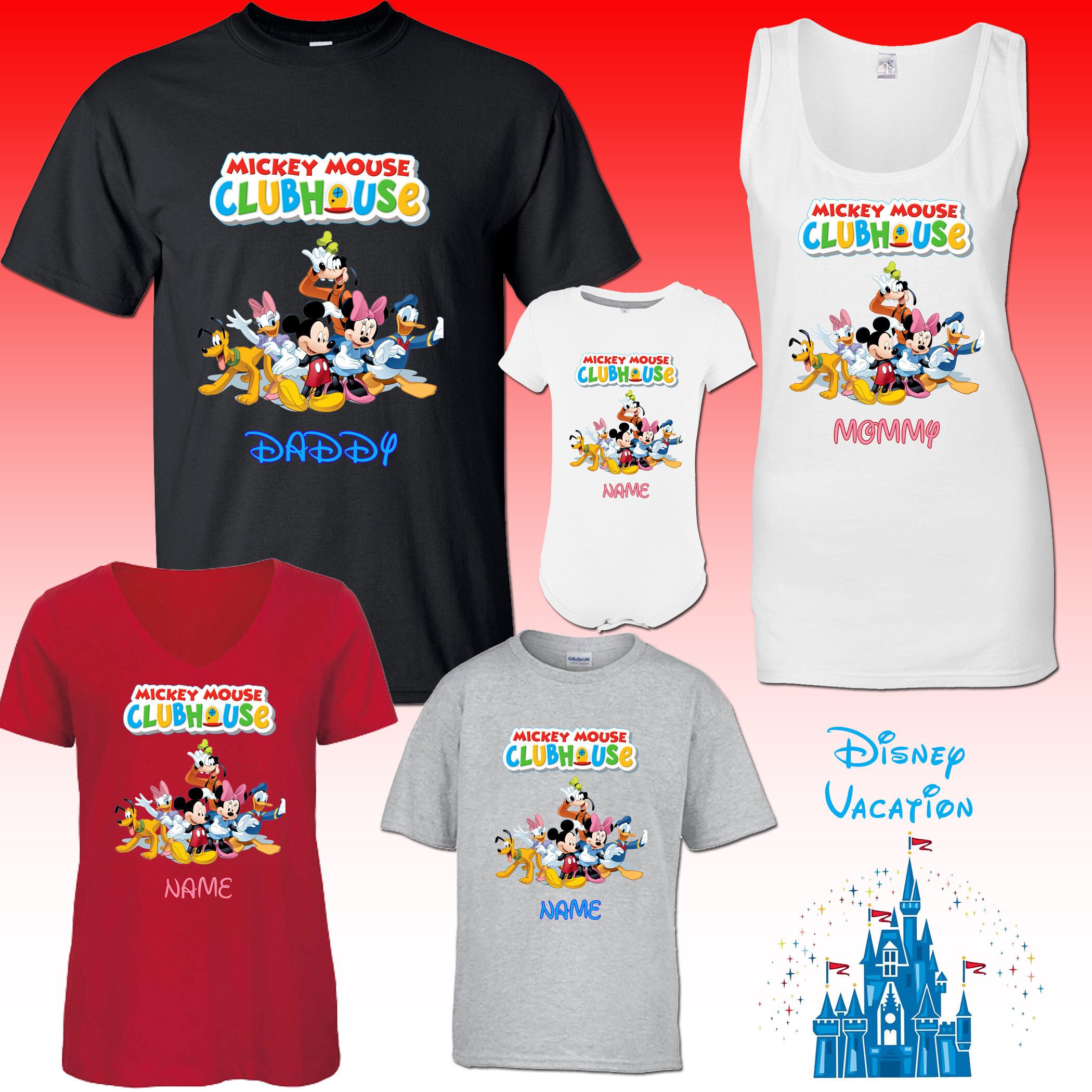 Mickey Mouse Clubhouse matching T-shirt 