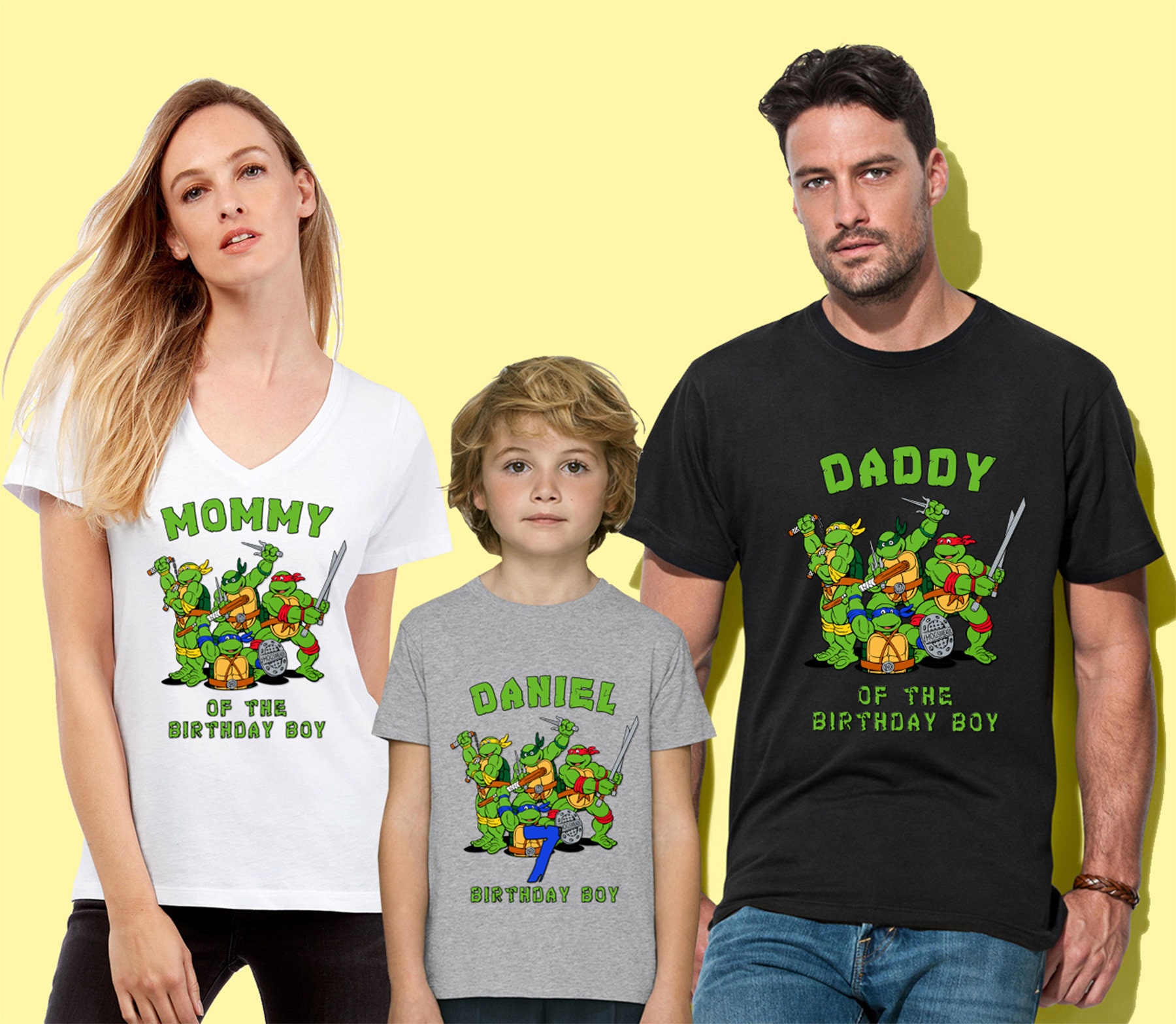Turtles Ninja Birthday Shirts Mutant 