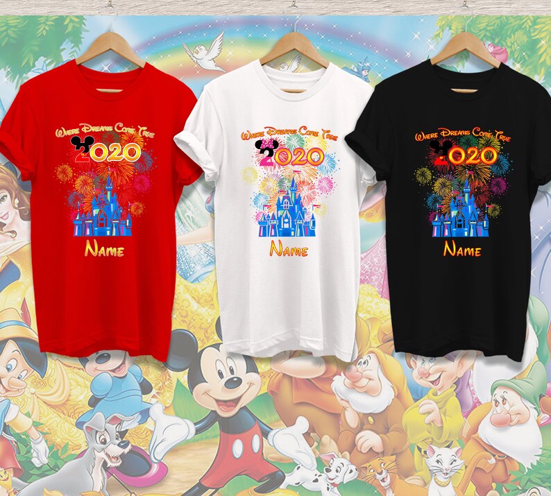 etsy disney family shirts