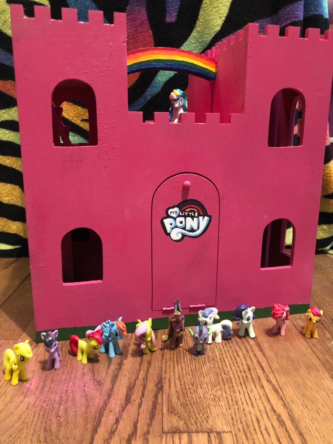 My Little Pony Dream Castle hand painted Play Set Etsy