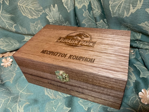Wooden Box Hinged Lid