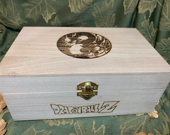 D engraved wooden box- gift box hinged lid