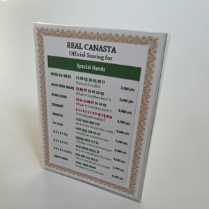 Canasta Special Hands Display for Table Top - Etsy
