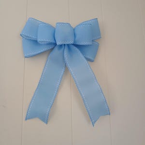 Light blue Wreath Bow: Baby Shower, Lantern Bow