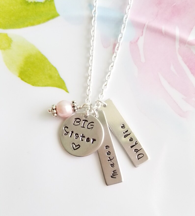 Big Sister Necklace Gift for New Big Sister Big Sister Gift Etsy