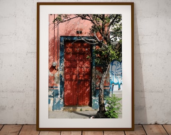 Red Door | Color Photography Print | Guadalajara, Mexico