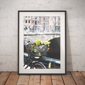 Flower Bike | Amsterdam, Netherlands | Color Photography Print