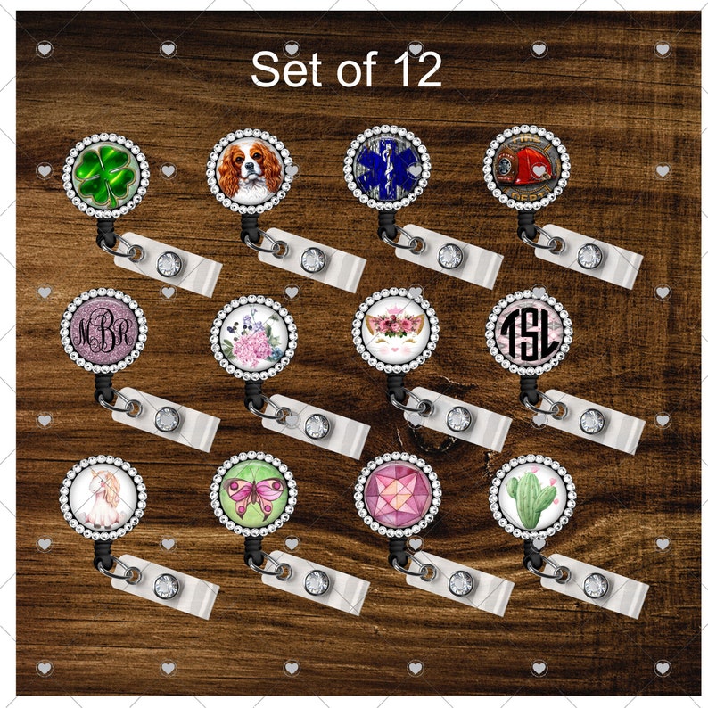 Badge Reels Digital Design Sublimation Design Etsy