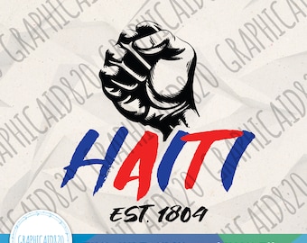 Haiti 1804 SVG | Haiti Design | Haitian American Vector File | Ayisyen Flag Colors Svg Cut Files | Eps Svg Pdf Png Cricut Silhouette File v3