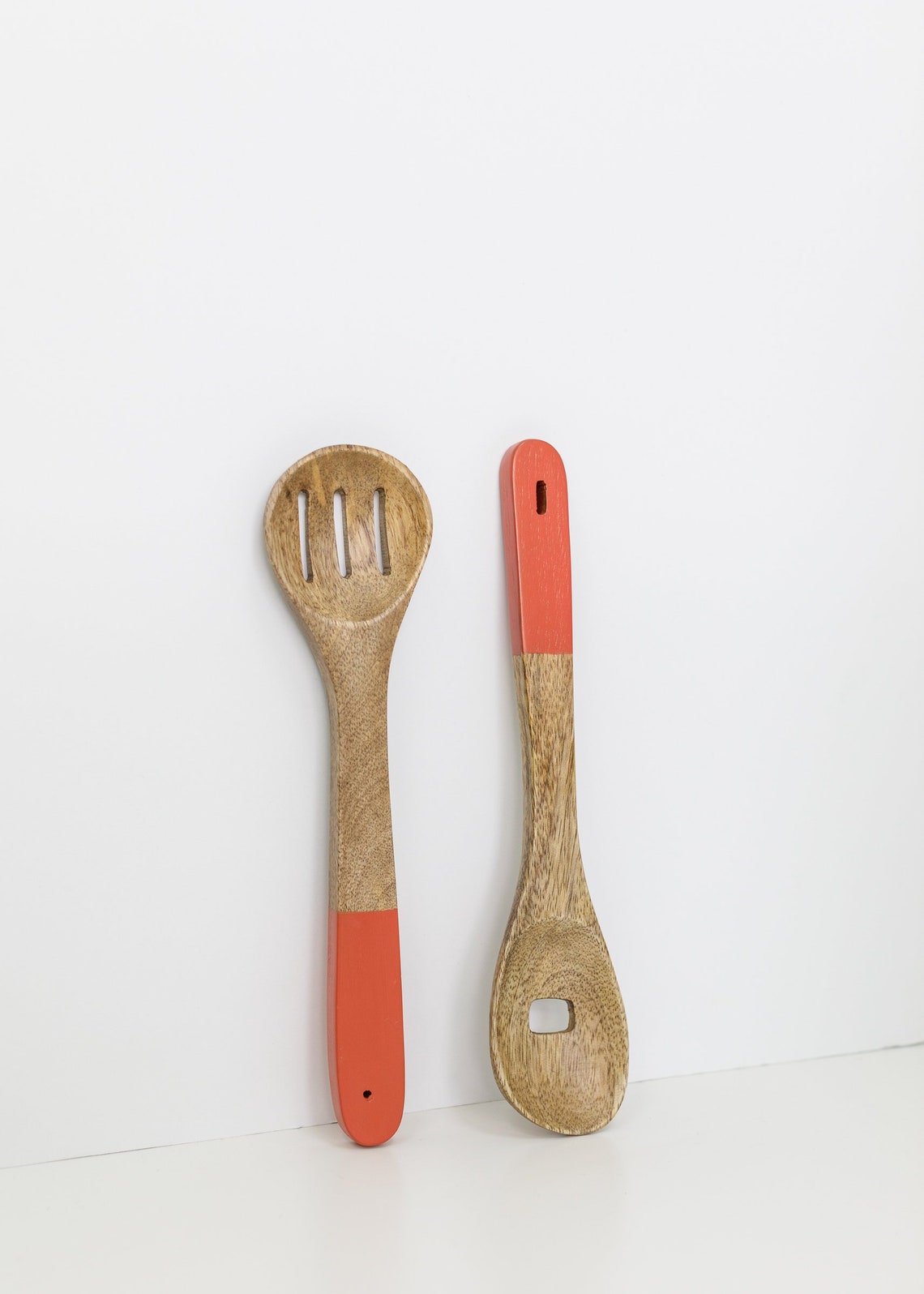 Mango Wood Serving Utensils Etsy