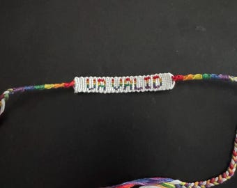 Pulsera con banderas del orgullo "UR VALID"